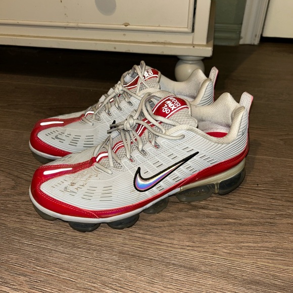 Nike Air VaporMax 360 “History of Air” Red and Gray Sneakers